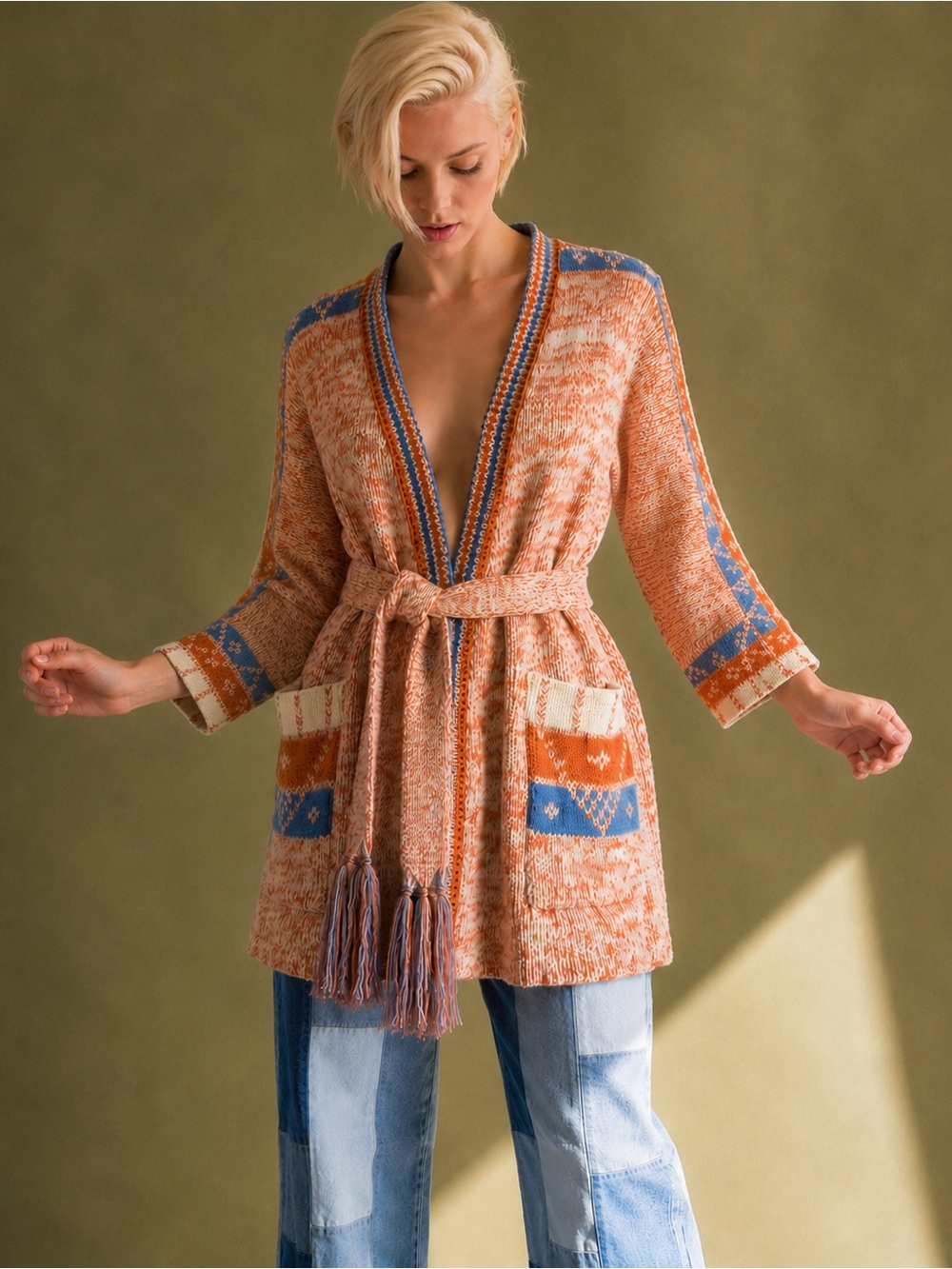 Vintage Tarri Wool Blend Belted Cardigan – British Crown Colony Hong Kong | L